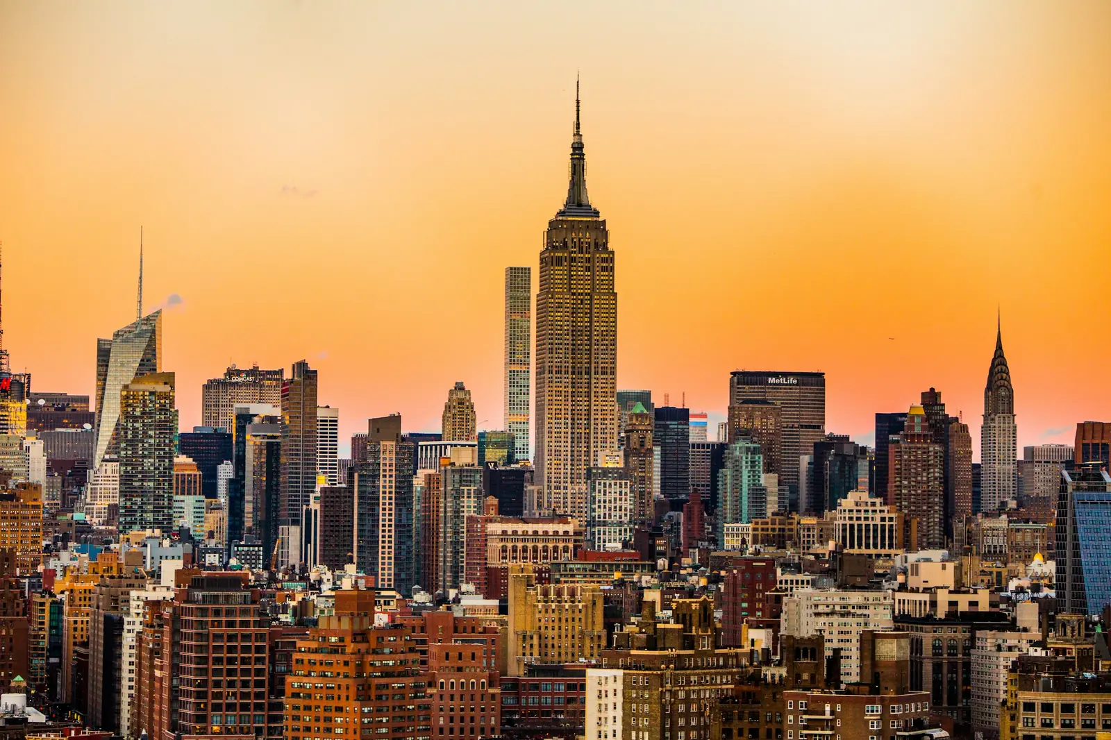New York at golden hour